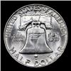 Image 3 : 1958-d Franklin Half Dollar 50c Grades Select Unc+ FBL