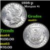 Image 1 : 1898-p Morgan Dollar $1 Grades Select+ Unc