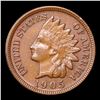 Image 2 : 1905 Indian Cent 1c Grades Choice AU
