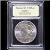 Image 4 : ***Auction Highlight*** 1935-p Peace Dollar $1 Graded GEM+ Unc By USCG (fc)