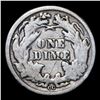 Image 3 : 1876-cc Seated Liberty Dime 10c Grades vf+