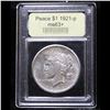 Image 4 : ***Auction Highlight*** 1921-p Peace Dollar $1 Graded Select+ Unc By USCG (fc)