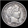 Image 2 : 1909-d Barber Dime 10c Grades vf++
