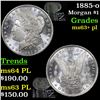 Image 1 : 1885-o Morgan Dollar $1 Grades Select Unc+ PL
