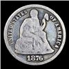 Image 2 : 1876-cc Seated Liberty Dime 10c Grades vg+