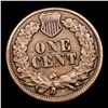 Image 3 : 1860 Indian Cent 1c Grades Select AU