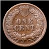 Image 3 : 1874 Indian Cent 1c Grades vf+