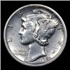 Image 2 : 1920-d Mercury Dime 10c Grades xf