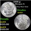 Image 1 : 1898-p Morgan Dollar $1 Grades Choice+ Unc