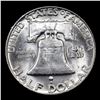 Image 3 : 1954-d Franklin Half Dollar 50c Grades Select+ Unc