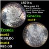 1879-s Morgan Dollar $1 Grades Choice+ Unc