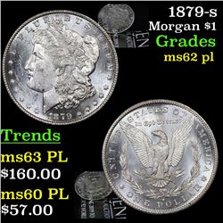 1879-s Morgan Dollar $1 Grades Select Unc PL