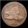 Image 2 : 1858 sl Flying Eagle Cent 1c Grades vf+