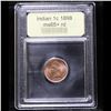 Image 4 : ***Auction Highlight*** 1898 Indian Cent 1c Graded Gem+ Unc RD By USCG (fc)