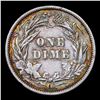 Image 3 : 1892-o Barber Dime 10c Grades xf+