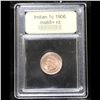Image 4 : ***Auction Highlight*** 1906 Indian Cent 1c Graded Gem+ Unc RD By USCG (fc)