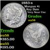 Image 1 : 1883-s Morgan Dollar $1 Grades Choice AU/BU Slider