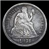 Image 2 : 1874-p Seated Liberty Dime 10c Grades vf++