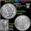 Image 1 : ***Auction Highlight*** 1896-o Morgan Dollar $1 Graded Select+ Unc By USCG (fc)