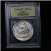 Image 2 : ***Auction Highlight*** 1875-s Trade Dollar $1 Graded Choice Unc By USCG (fc)