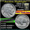 Image 1 : ***Auction Highlight*** 1916-d Buffalo Nickel 5c Graded GEM+ Unc By USCG (fc)