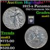 Image 1 : ***Auction Highlight*** 1915-s Panama Pacific Old Commem Half Dollar 50c Graded Select Unc By USCG (