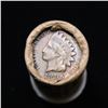 Image 3 : Mixed small cents 1c orig shotgun roll, 1920-d Wheat Cent, 1896 Indian Cent other end