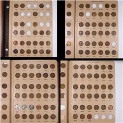 Near Complete Lincoln cent book 1909-2005 142 coins