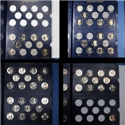Partial Washington Quarters book 1964-1998 67 coins