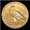 Image 3 : ***Auction Highlight*** 1908-p Gold Indian Quarter Eagle $2 1/2 Graded Select Unc By USCG (fc)