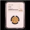 Image 2 : ***Auction Highlight*** NGC 1911-s Gold Indian Half Eagle $5 Graded xf45 By NGC (fc)
