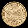 Image 3 : ***Auction Highlight*** 1888-p Gold Liberty Quarter Eagle $2 1/2 Graded Select Unc By USCG (fc)