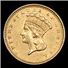 Image 2 : ***Auction Highlight*** 1860 Gold Dollar $1 Graded Select Unc By USCG (fc)
