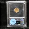 Image 5 : ***Auction Highlight*** 1860 Gold Dollar $1 Graded Select Unc By USCG (fc)