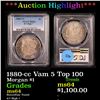 ***Auction Highlight*** PCGS 1880-cc Vam 5 Top 100 Morgan Dollar $1 Graded ms64 By PCGS (fc)