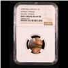 Image 4 : ***Auction Highlight*** NGC 1959-82 Mint Error Lincoln Cent 1c Graded ms64 rb By NGC (fc)