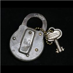 Antique Eagle Lock With Key
