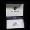 Image 2 : Sterling Silver Round Cluster Split Shank Ring Size 8