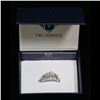Image 1 : Sterling Silver Round Cut 3 Stone Pave Duo Weding Band Set Size 7