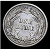 Image 3 : 1916-p Barber Dime 10c Grades Select AU