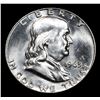 Image 2 : 1963-d Franklin Half Dollar 50c Grades Select Unc+ FBL