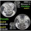 Image 1 : 1881-s Morgan Dollar $1 Grades Select+ Unc