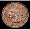 Image 2 : 1901 Indian Cent 1c Grades Select+ Unc BN