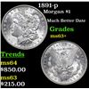 Image 1 : 1891-p Morgan Dollar $1 Grades Select+ Unc