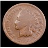 Image 2 : 1868 Indian Cent 1c Grades g+