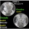 Image 1 : 1880-s Morgan Dollar $1 Grades Select+ Unc