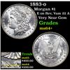 Image 1 : 1883-o Morgan Dollar $1 Grades Choice+ Unc
