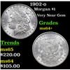 Image 1 : 1902-o Morgan Dollar $1 Grades Choice+ Unc