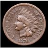 Image 2 : 1876 Indian Cent 1c Grades vf+