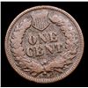 Image 3 : 1876 Indian Cent 1c Grades vf+